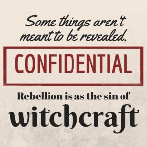 Disobedience is witchvraft